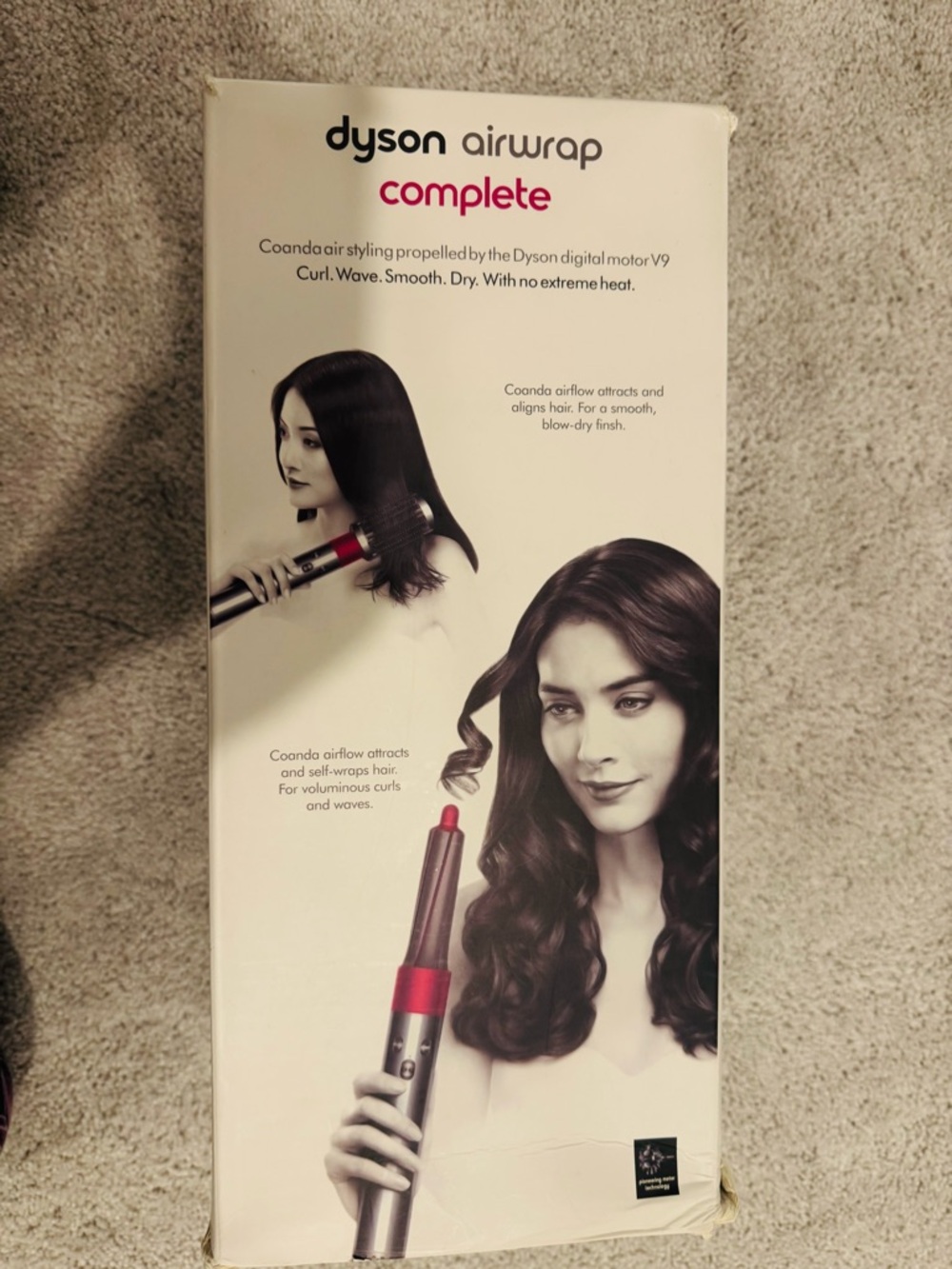 Dyson Airwrap Complete Hair Styler - Red and Silver